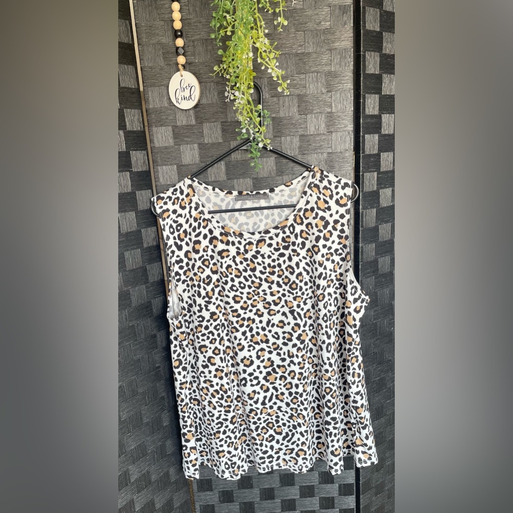 Chic Soul Chris and Carol Reckless Love Tank Size 2XL